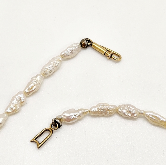 Petite Fresh Water Pearl Rose Quartz & Amethyst Necklace - Picture 4 of 6